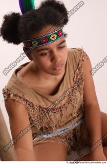 ANISE SITTING POSE WITH SPEAR